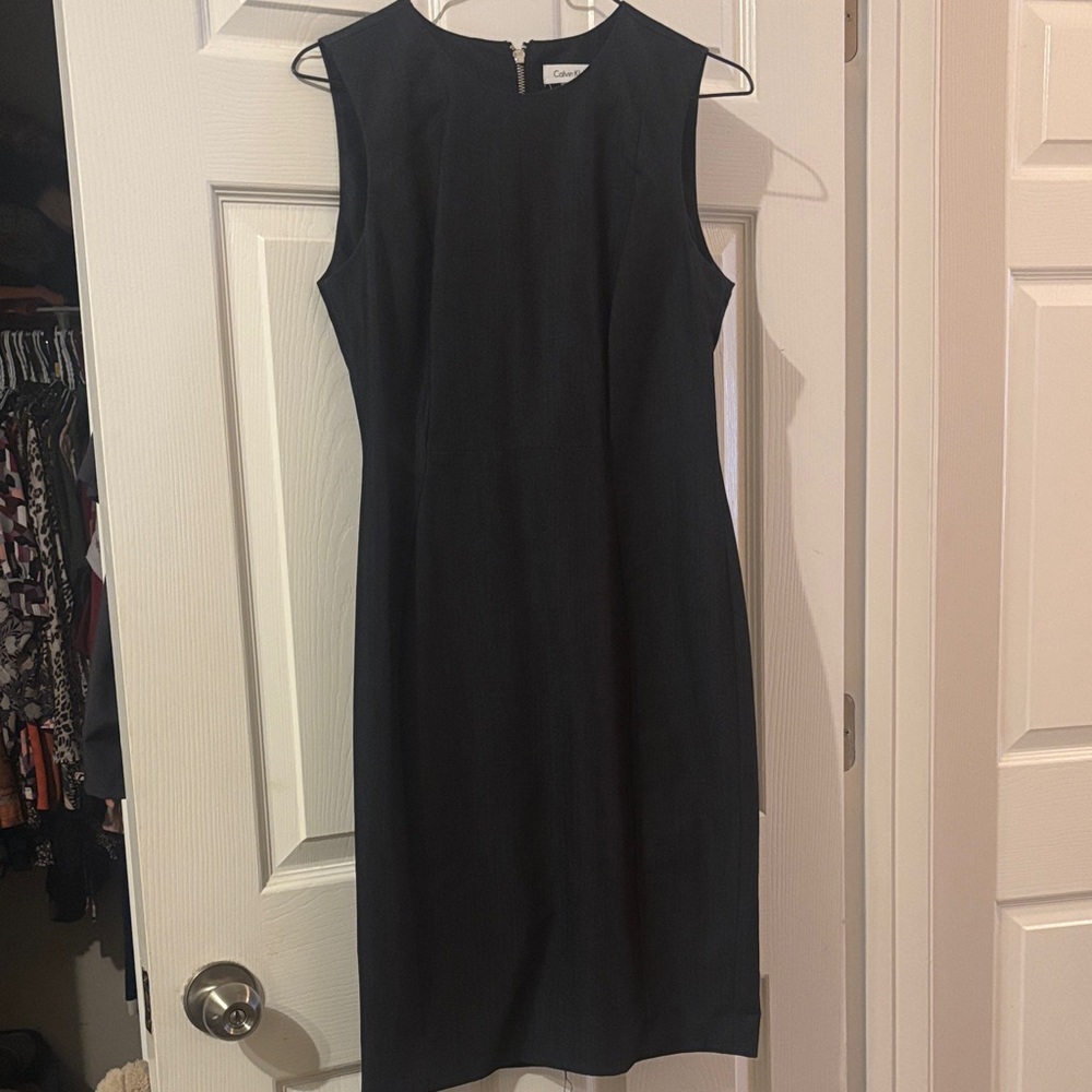 Calvin Klein Classic Black Midi Dress